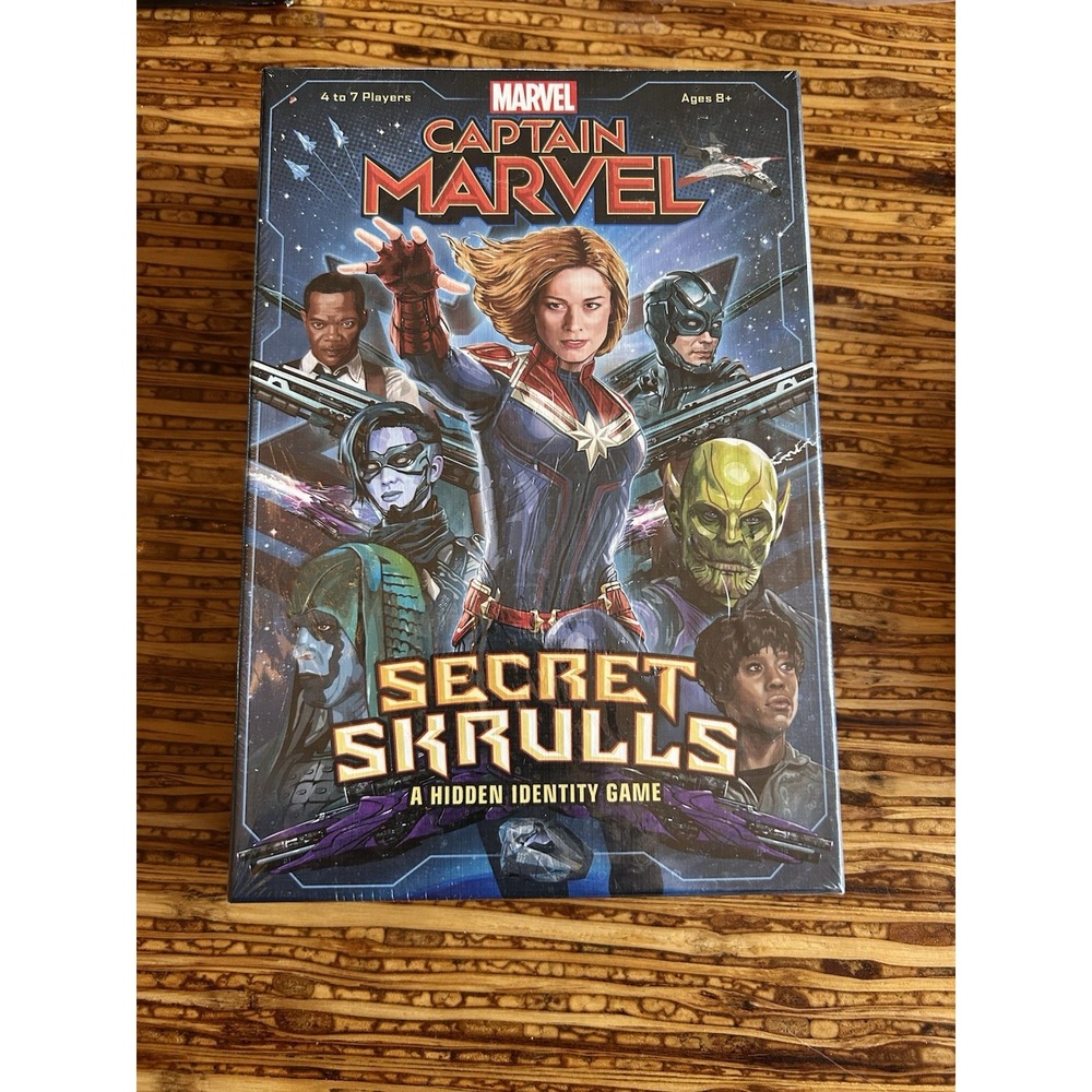 Marvel Captain Marvel Secret Skrulls Hidden Identity‎ Card Game New Sealed